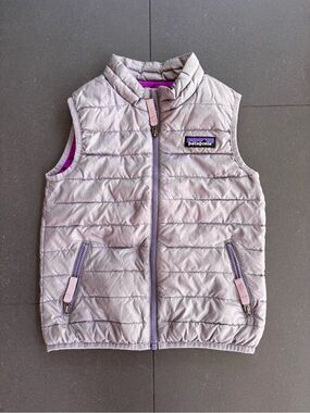 Patagonia Puffer Vest, light silvery purple, 3T